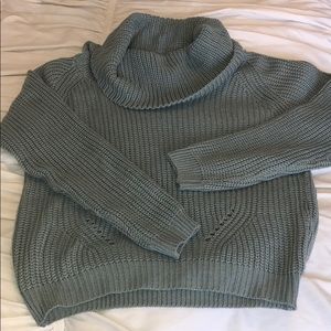 Blue grey sweater